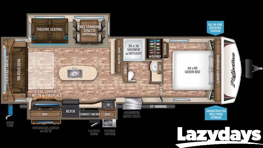 Reflection R280 Interior 2018 Grand Design Reflection 297RSTS for sale in Tampa, FL | Lazydays