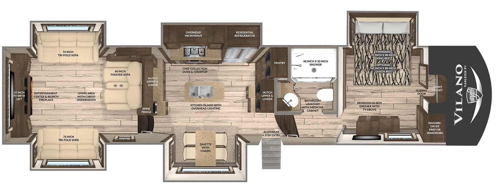 Vanleigh Rvs Luxurious Fifth Wheel Rvs Lazydays Rv